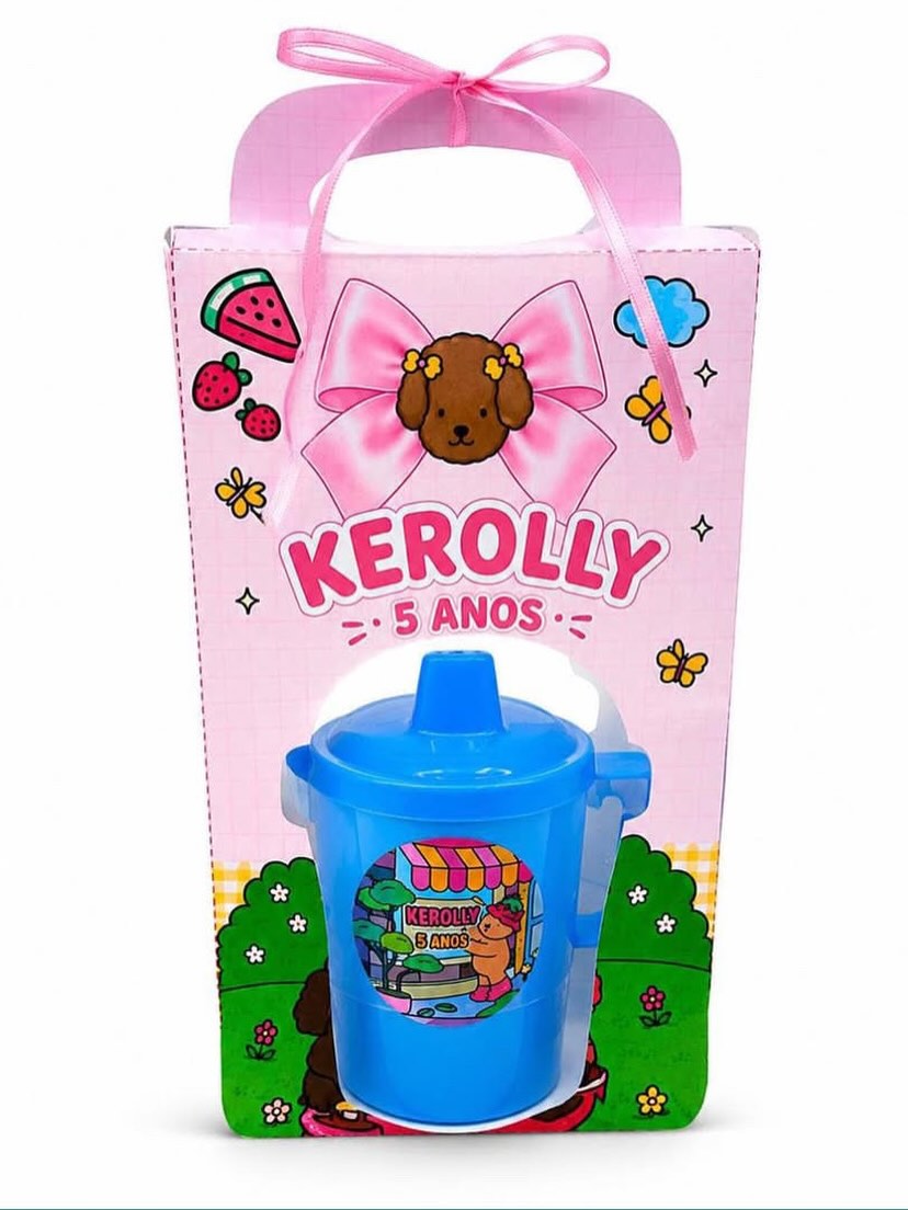 Kit personalizado infantil rosa