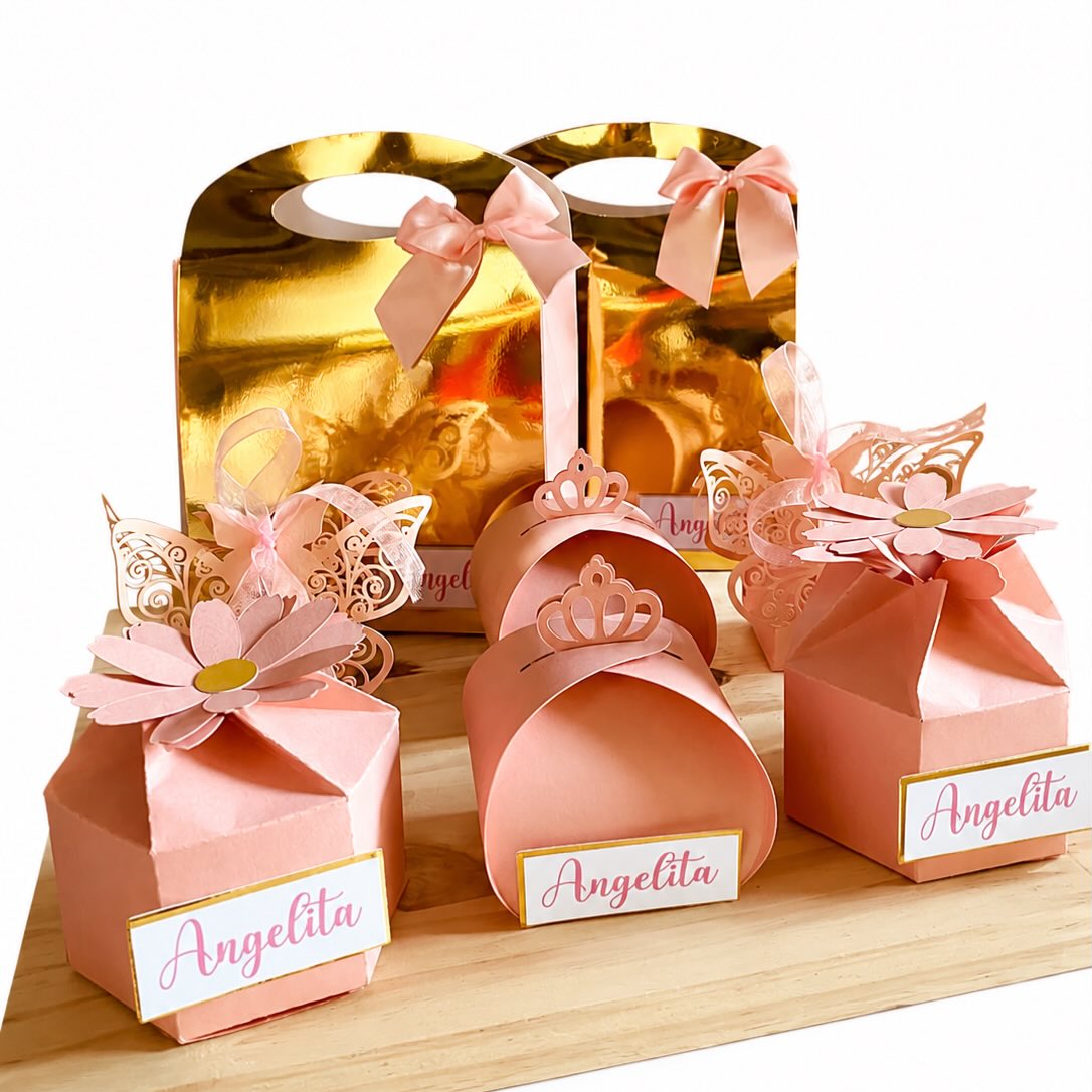 Kit personalizado em tons rosé